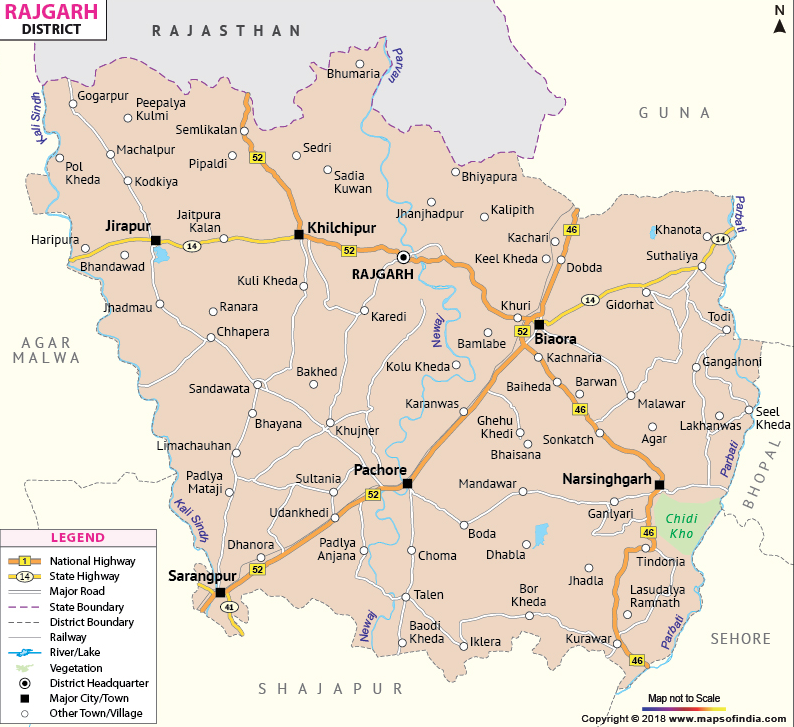 Rajgarh Map